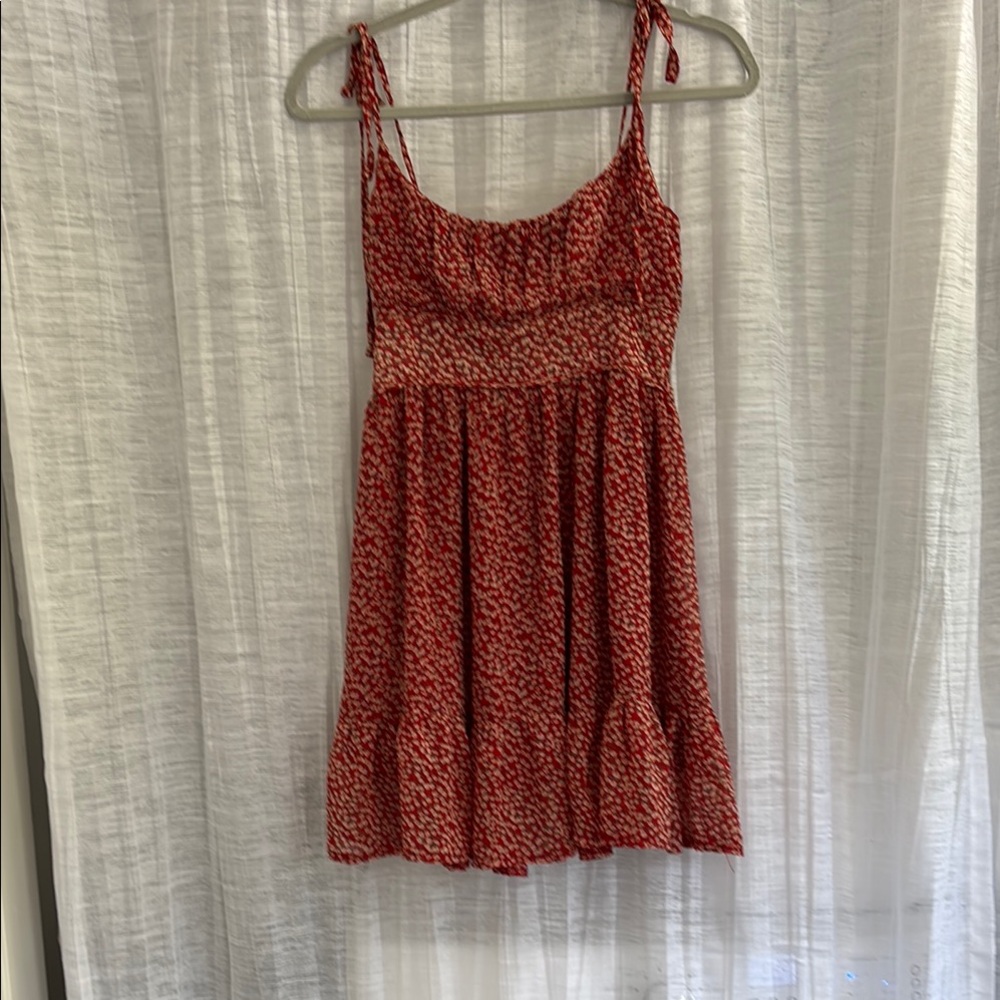 Princess Polly Red Floral Summer Dress